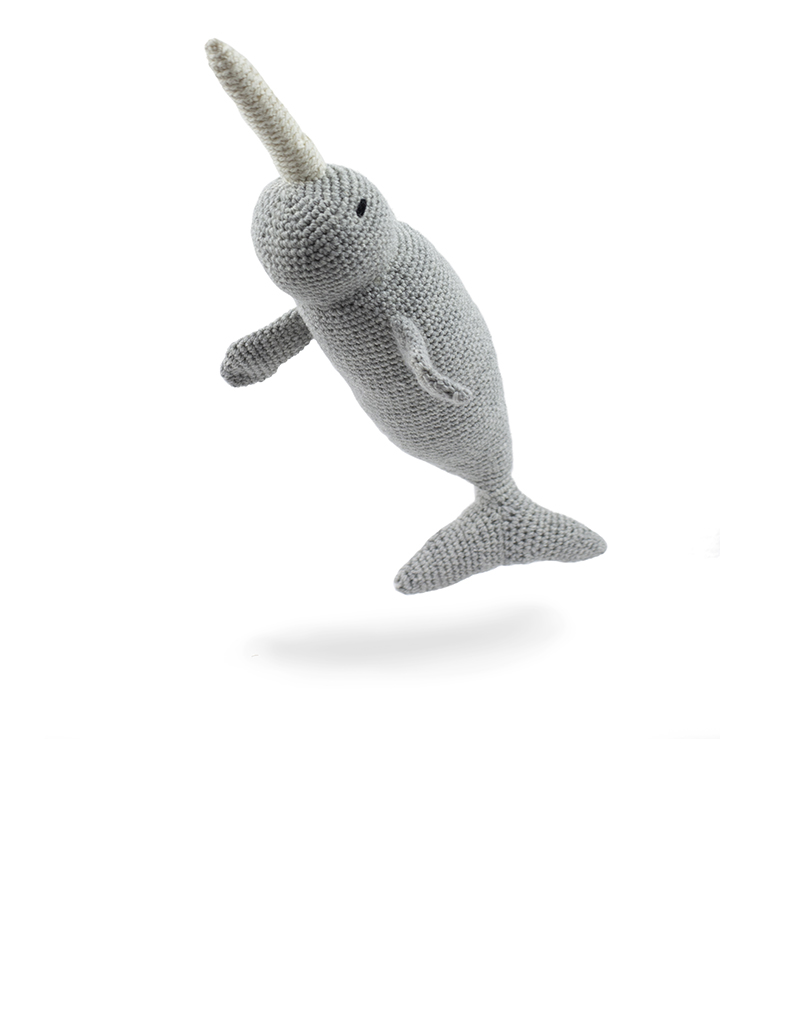 toft ed's animal lewis the narwhal amigurumi crochet